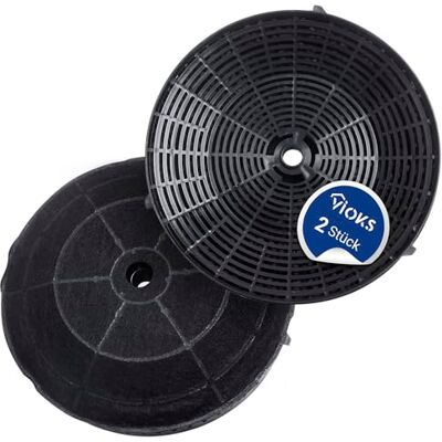 VIOKS Lot de 2 filtres à charbon actif pour hotte aspirante AEG 4055171138 4055217501 Type57 Whirlpool 484000008824 Elica CFC0038668 VIOKS Lot de 2 filtres à charbon actif pour hotte aspirante AEG 4055171138 4055217501 Type57 Whirlpool 484000008824 Elica CFC0038668