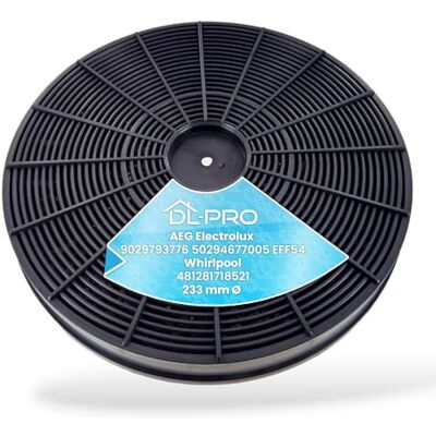DL-pro Filtre à charbon actif pour hotte aspirante AEG Electrolux 9029793776 50294677005 EFF54 Whirlpool 481281718521 DL-pro Filtre à charbon actif pour hotte aspirante AEG Electrolux 9029793776 50294677005 EFF54 Whirlpool 481281718521