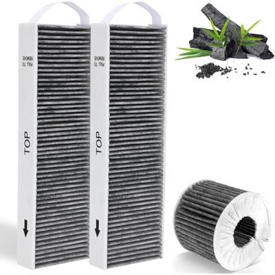 Yelid Lot de 2 filtres à charbon actif pour hotte de cuisson Bora Pure PUAKF, pour hotte aspirante Bora X Pure Yelid Lot de 2 filtres à charbon actif pour hotte de cuisson Bora Pure PUAKF, pour hotte aspirante Bora X Pure