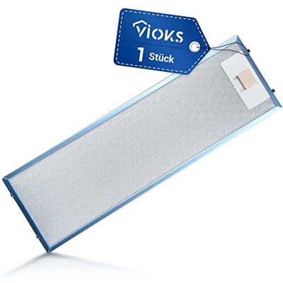 VIOKS Filtre à graisse de rechange pour AEG 405534414/9 4055344149 Filtre à graisse métallique 512 x 160 mm pour hotte AEG Electrolux VIOKS Filtre à graisse de rechange pour AEG 405534414/9 4055344149 Filtre à graisse métallique 512 x 160 mm pour hotte AEG Electrolux