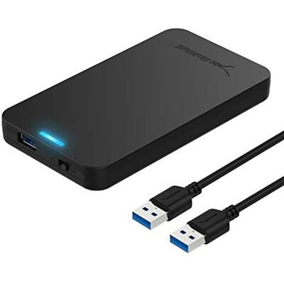 SABRENT Boîtier SSD 2,5", station d'accueil pour disque dur, transfert de données super rapide, prise en charge UASP, indicateur LED, sans outil, câble USB inclus (EC-UASP) SABRENT Boîtier SSD 2,5", station d'accueil pour disque dur, transfert de données super rapide, prise en charge UASP, indicateur LED, sans outil, câble USB inclus (EC-UASP)
