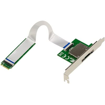 KALEA-INFORMATIQUE Lecteur enregistreur CF Express CFe Type B vers Port SSD M2 M Key sur équerre arrière pour Montage sur boitier PC KALEA-INFORMATIQUE Lecteur enregistreur CF Express CFe Type B vers Port SSD M2 M Key sur équerre arrière pour Montage sur boitier PC