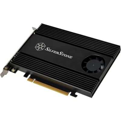Silverstone SST-ECM40 Carte adaptateur PCIe 4.0 x16 vers 4 x M.2 NVMe SSD, M.2 (NGFF) M Key Silverstone SST-ECM40 Carte adaptateur PCIe 4.0 x16 vers 4 x M.2 NVMe SSD, M.2 (NGFF) M Key