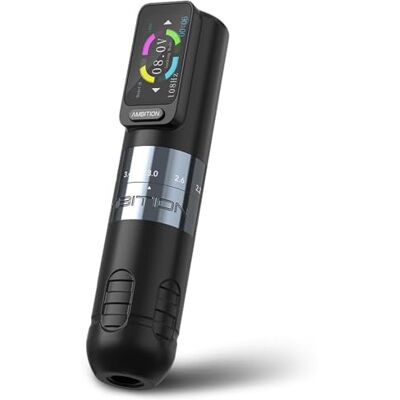 Ambition Seher Machine à tatouer sans fil avec 6 coups de longueur 2,2 mm-4,2 mm, stylo à cartouche rotatif avec boutons tactiles 2400 mAh, affichage numérique LED pour tatoueur Ambition Seher Machine à tatouer sans fil avec 6 coups de longueur 2,2 mm-4,2 mm, stylo à cartouche rotatif avec boutons tactiles 2400 mAh, affichage numérique LED pour tatoueur