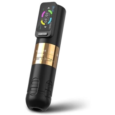 Ambition Seher Machine à tatouer sans fil avec 6 coups de longueur 2,2 mm-4,2 mm, stylo à cartouche rotatif avec boutons tactiles 2400 mAh, affichage numérique LED pour tatoueur Ambition Seher Machine à tatouer sans fil avec 6 coups de longueur 2,2 mm-4,2 mm, stylo à cartouche rotatif avec boutons tactiles 2400 mAh, affichage numérique LED pour tatoueur