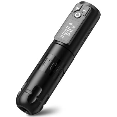 Ambition Soldier Machine rotative de cartouche de tatouage de stylo de batterie avec l'affichage LED numérique de moteur sans noyau de puissance sans fil de 2400 mAh pour des tatoueurs Ambition Soldier Machine rotative de cartouche de tatouage de stylo de batterie avec l'affichage LED numérique de moteur sans noyau de puissance sans fil de 2400 mAh pour des tatoueurs
