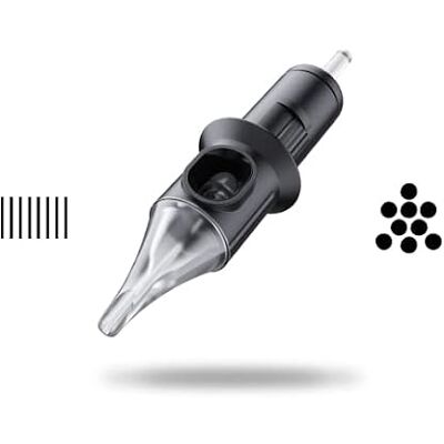 CHEYENNE Tattoo Aiguilles de tatouage Liner 0.30 Safety Cartridges 20 unités (9-Liner) CHEYENNE Tattoo Aiguilles de tatouage Liner 0.30 Safety Cartridges 20 unités (9-Liner)