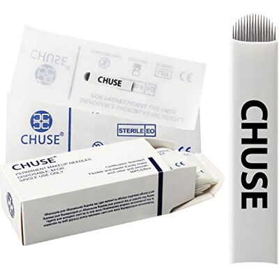 CHUSE microblading Maquillage permanent Manuel Sourcils tatouage aiguilles Embroidery A16 50pcs 16 Curved Microstroking CHUSE microblading Maquillage permanent Manuel Sourcils tatouage aiguilles Embroidery A16 50pcs 16 Curved Microstroking