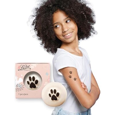 Ladot Pierre à tatouer temporaire patte de chat Ladot Pierre à tatouer temporaire patte de chat