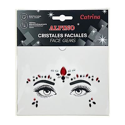 Alpino DL000632 - Gems adhésifs faciaux - Design Catrina Alpino DL000632 - Gems adhésifs faciaux - Design Catrina