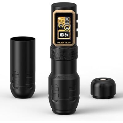 Ambition Epoch Max Machine à Tatouer Sans Fil Machine Tatouage Rotative, Course Réglable sans Outil à Entraînement Direct, Moteur Brushless 270g.cm, Batterie 2400mAh pour Artistes Pros Ambition Epoch Max Machine à Tatouer Sans Fil Machine Tatouage Rotative, Course Réglable sans Outil à Entraînement Direct, Moteur Brushless 270g.cm, Batterie 2400mAh pour Artistes Pros