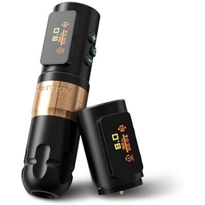 Ambition Shura-X Machine à Tatouer Machine Tatouage Stylo à Cartouches, Système de Stabilisation Avancé, Moteur Sans Charbon, Double Alimentation 1800mAh pour Artistes Professionnels Ambition Shura-X Machine à Tatouer Machine Tatouage Stylo à Cartouches, Système de Stabilisation Avancé, Moteur Sans Charbon, Double Alimentation 1800mAh pour Artistes Professionnels