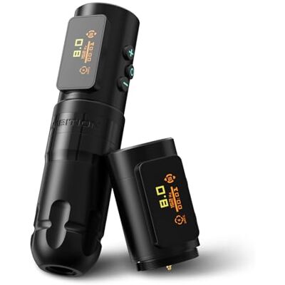 Ambition Shura-X Machine à Tatouer Machine Tatouage Stylo à Cartouches, Système de Stabilisation Avancé, Moteur Sans Charbon, Double Alimentation 1800mAh pour Artistes Professionnels Ambition Shura-X Machine à Tatouer Machine Tatouage Stylo à Cartouches, Système de Stabilisation Avancé, Moteur Sans Charbon, Double Alimentation 1800mAh pour Artistes Professionnels
