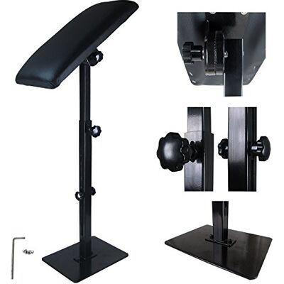 Solong Tattoo Solong Support Confortable pour Bras et Jambe, Entièrement Réglable, Robuste et Durable, Conçu Ergonomiquement pour les Tatoueurs Solong Tattoo Solong Support Confortable pour Bras et Jambe, Entièrement Réglable, Robuste et Durable, Conçu Ergonomiquement pour les Tatoueurs