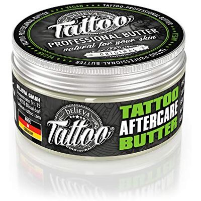 believa Tattoo Professional Butter Crème de Soin végétalienne pour Tatouage 100ml believa Tattoo Professional Butter Crème de Soin végétalienne pour Tatouage 100ml