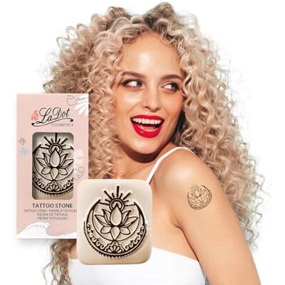 Ladot Tatouages éphémères Fleur de lotus et beaucoup d'autres designs Sûr facile à appliquer et amusant pour les enfants et les adultes Ladot Tatouages éphémères Fleur de lotus et beaucoup d'autres designs Sûr facile à appliquer et amusant pour les enfants et les adultes