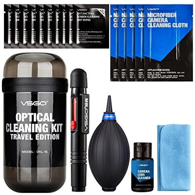 Kit de Nettoyage Optique Gris VSGO - Appareil Photo & Objectif - Voyage Kit de Nettoyage Optique Gris VSGO - Appareil Photo & Objectif - Voyage