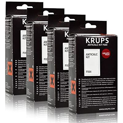 Krups AntiCalc Kit F054 Détartrant Lot de 4 Krups AntiCalc Kit F054 Détartrant Lot de 4