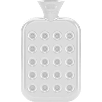 Fashy Bouillotte, coussin nid d'abeille, 1,2 l, blanc transparent, 6424 13 Fashy Bouillotte, coussin nid d'abeille, 1,2 l, blanc transparent, 6424 13
