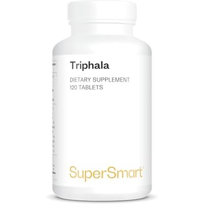 Supersmart Triphala – Santé du Foie et Détox Intestinale Complément Alimentaire Ayurvédique – Antioxydant Naturel en Comprimés – Detox foie et intestin 120 comprimés – Supersmart Triphala – Santé du Foie et Détox Intestinale Complément Alimentaire Ayurvédique – Antioxydant Naturel en Comprimés – Detox foie et intestin 120 comprimés –