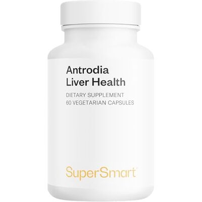 Supersmart Antrodia Liver Health >0,3% Antroquinonol 60 gélules Complément alimentaire avec Antrodia Camphorata Supersmart Antrodia Liver Health >0,3% Antroquinonol 60 gélules Complément alimentaire avec Antrodia Camphorata