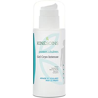 KINÉSOINS Gel Cryo Intense Jambes Légères Gel Circulation Menthol 150 ml KINÉSOINS Gel Cryo Intense Jambes Légères Gel Circulation Menthol 150 ml