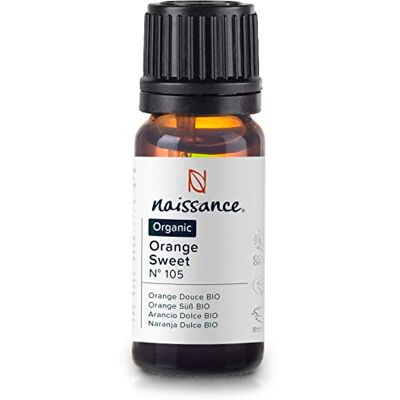 Naissance Huile Essentielle Orange Douce Certifiée BIO (No. 105) 10ml Pure, Naturelle, Végan, Non Dilué Pour Aromathérapie, Diffuseur, Humidificateur, Mélange Massage Arôme Apaisant Naissance Huile Essentielle Orange Douce Certifiée BIO (No. 105) 10ml Pure, Naturelle, Végan, Non Dilué Pour Aromathérapie, Diffuseur, Humidificateur, Mélange Massage Arôme Apaisant