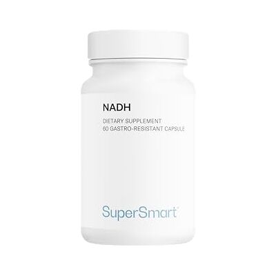 Supersmart NADH 5 mg (Nicotinamide adénine dinucléotide) 60 DR Caps Aide à Augmenter la Production des Neurotransmetteurs Anti-âge Sans OGM Supersmart NADH 5 mg (Nicotinamide adénine dinucléotide) 60 DR Caps Aide à Augmenter la Production des Neurotransmetteurs Anti-âge Sans OGM