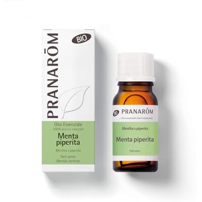 Pranarôm Menthe poivrée bio Huile essentielle chimitypisée, digestion et tonification 100 % pure et naturelle OECT 10 ml Pranarôm Menthe poivrée bio Huile essentielle chimitypisée, digestion et tonification 100 % pure et naturelle OECT 10 ml