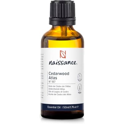 Naissance Huile Essentielle De Bois De Cèdre Atlas (No. 187) 50ml Pure, Naturelle, Végan, Non Dilué Pour Aromathérapie, Diffuseur, Humidificateur, Mélange Massage Arôme Apaisant Naissance Huile Essentielle De Bois De Cèdre Atlas (No. 187) 50ml Pure, Naturelle, Végan, Non Dilué Pour Aromathérapie, Diffuseur, Humidificateur, Mélange Massage Arôme Apaisant
