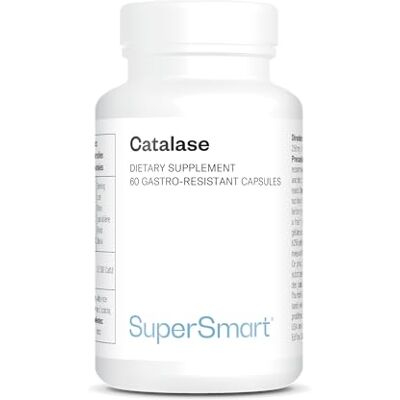 Supersmart Catalase Anti-Cheveux Blanc Blanchiment Prématuré Cheveux et Poils Anti-Âge Limite les Cheveux Blancs Restauration Couleur Naturelle Vegan Sans Gluten 60 gélules Supersmart Catalase Anti-Cheveux Blanc Blanchiment Prématuré Cheveux et Poils Anti-Âge Limite les Cheveux Blancs Restauration Couleur Naturelle Vegan Sans Gluten 60 gélules