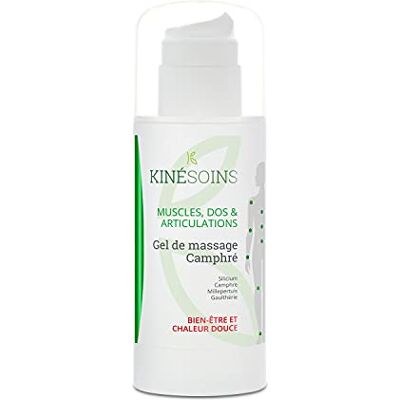 KINÉSOINS Gel de massage Musculaire et Articulaire Camphré Silicium (150 ml) KINÉSOINS Gel de massage Musculaire et Articulaire Camphré Silicium (150 ml)
