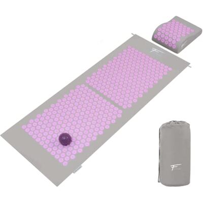 Fitem Kit d'acupression XL Tapis d'Acupression Coussin Boule de Massage Soulage douleurs Dos et Cou Sciatique Massage dos Relaxation Musculaire anti stress Récupération post-sport … Fitem Kit d'acupression XL Tapis d'Acupression Coussin Boule de Massage Soulage douleurs Dos et Cou Sciatique Massage dos Relaxation Musculaire anti stress Récupération post-sport …