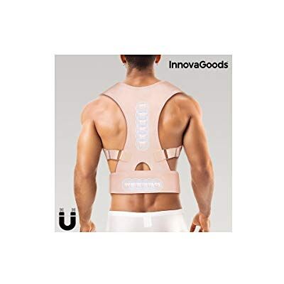 InnovaGoods ® Correcteur de dos magnétique, améliore la posture et soulage les douleurs dorsales, avec fonction de correcteur de dos et aimants, idéal pour la maison et le travail, taille M. InnovaGoods ® Correcteur de dos magnétique, améliore la posture et soulage les douleurs dorsales, avec fonction de correcteur de dos et aimants, idéal pour la maison et le travail, taille M.