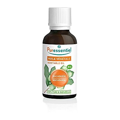 Puressentiel Huile Végétale Macadamia Pressée à froid Bio 100 pourcent pure et naturelle Vegan et Cruelty free 50 ml Puressentiel Huile Végétale Macadamia Pressée à froid Bio 100 pourcent pure et naturelle Vegan et Cruelty free 50 ml