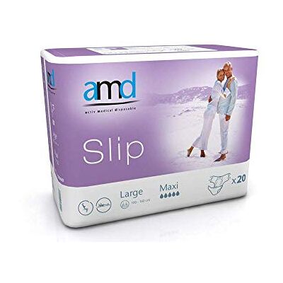 AMD Slip Maxi Large 1 paquet de 20 protections AMD Slip Maxi Large 1 paquet de 20 protections