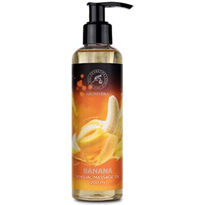 Trust Huile de Massage Sensuelle Banane 200 ml Mélange Naturel de Pépins de Raisin et Amande pour Homme et Femme Soin Corps pour Couple Texture Douce Peau Douce & Moments Relaxants Trust Huile de Massage Sensuelle Banane 200 ml Mélange Naturel de Pépins de Raisin et Amande pour Homme et Femme Soin Corps pour Couple Texture Douce Peau Douce & Moments Relaxants