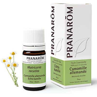 Pranarôm Huile Essentielle Camomille Allemande Matricaria recutita Fleur HECT 5 ml Pranarôm Huile Essentielle Camomille Allemande Matricaria recutita Fleur HECT 5 ml