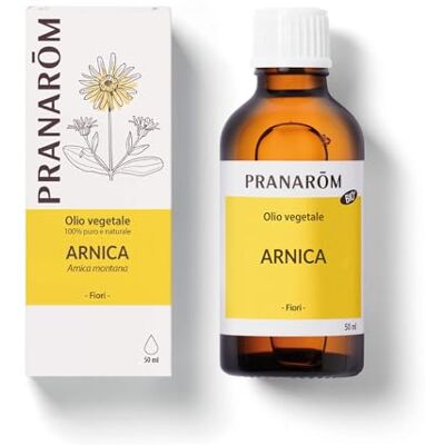 Pranarôm Arnica Huile végétale BIO Soulagement naturel pour Tensions, Douleurs et Rigidité Musculaires et Articulaires 50 ml Pranarôm Arnica Huile végétale BIO Soulagement naturel pour Tensions, Douleurs et Rigidité Musculaires et Articulaires 50 ml