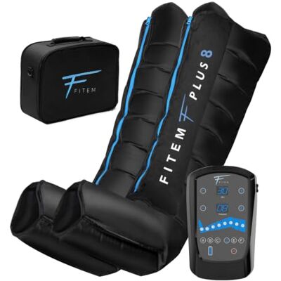 Fitem Bottes de Pressothérapie 8 Chambres Rechargeable 6 Modes Massage Profond des Jambes, pieds Drainage Lymphatique Jambes Lourdes Récupération Sportive Cellulite Garantie 2 ans Fitem Bottes de Pressothérapie 8 Chambres Rechargeable 6 Modes Massage Profond des Jambes, pieds Drainage Lymphatique Jambes Lourdes Récupération Sportive Cellulite Garantie 2 ans