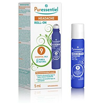 Puressentiel Roll-On Mal de tête 5 ml Soulagement de la douleur causée par les maux de tête Efficacité prouvée Effet rafraîchissant instantané Tolérance optimale de la peau Huiles Puressentiel Roll-On Mal de tête 5 ml Soulagement de la douleur causée par les maux de tête Efficacité prouvée Effet rafraîchissant instantané Tolérance optimale de la peau Huiles