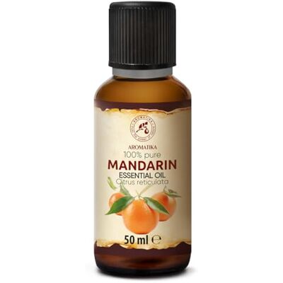 Trust Huile Essentielle de Mandarine 50 ml pour Diffuseur d'arômes Pour lampes aromatiques, savons et bougies; sauna; parfums d’intérieur; aromathérapie; arôme d’agrumes; parfum d’ambiance Trust Huile Essentielle de Mandarine 50 ml pour Diffuseur d'arômes Pour lampes aromatiques, savons et bougies; sauna; parfums d’intérieur; aromathérapie; arôme d’agrumes; parfum d’ambiance