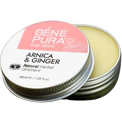 Trust BenePura Pommade Arnica, Pommade Naturelle pour Muscles, les Bleus et Gonflements au Gingembre, 40 ml Trust BenePura Pommade Arnica, Pommade Naturelle pour Muscles, les Bleus et Gonflements au Gingembre, 40 ml