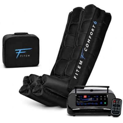 Fitem Bottes de Pressothérapie 6x Programmes 6 chambres Massage Profond Jambes, pieds Drainage lymphatique, Jambes Lourdes, Œdème, Lymphoedème, Lipoedème, Cellulite – Garantie 2 ans (M) 6 modes de Massage, Massage Jambes & pieds, Drainage lymphatique, R Fitem Bottes de Pressothérapie 6x Programmes 6 chambres Massage Profond Jambes, pieds Drainage lymphatique, Jambes Lourdes, Œdème, Lymphoedème, Lipoedème, Cellulite – Garantie 2 ans (M) 6 modes de Massage, Massage Jambes & pieds, Drainage lymphatique, R