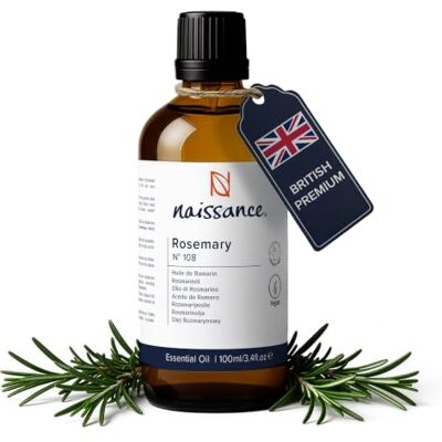 Naissance Huile Essentielle De Romarin (No. 108) 100ml Pure, Naturelle, Végan, Non Dilué Pour Aromathérapie, Diffuseur, Humidificateur, Mélange Massage Arôme Apaisant Naissance Huile Essentielle De Romarin (No. 108) 100ml Pure, Naturelle, Végan, Non Dilué Pour Aromathérapie, Diffuseur, Humidificateur, Mélange Massage Arôme Apaisant