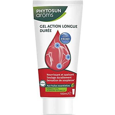 PHYTOSUN AROMS Phytosun Arôms Gel Action Longue Durée Aux huiles essentielles Nourrit et Apaise la peau Soulage Durablement dos, nuque, hanches, genoux, bras Formule 95% d'origine naturelle 100 ml PHYTOSUN AROMS Phytosun Arôms Gel Action Longue Durée Aux huiles essentielles Nourrit et Apaise la peau Soulage Durablement dos, nuque, hanches, genoux, bras Formule 95% d'origine naturelle 100 ml