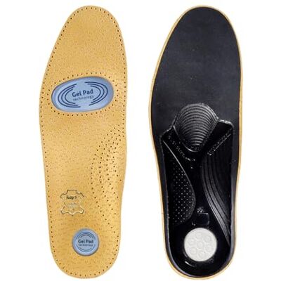 Kaps Inserts pour chaussures en cuir de haute qualité avec support pour arc métatarsien et coussin en gel, pour homme et femme, Relax Gel, toutes les tailles, beige, 37 EUR Kaps Inserts pour chaussures en cuir de haute qualité avec support pour arc métatarsien et coussin en gel, pour homme et femme, Relax Gel, toutes les tailles, beige, 37 EUR
