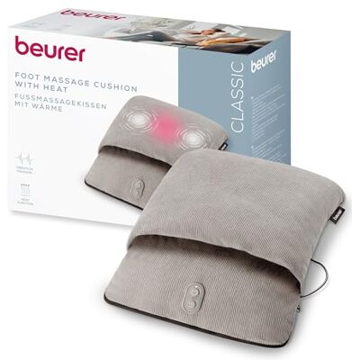 Beurer FM 28 Appareil de Massage des Pieds 2 en 1 Appareil de Massage Electrique Chauffant en Un avec Massage Vibratoire 3 Programmes Velours Doux Massage des Pieds Compact avec Câble USB-C, Gris Beurer FM 28 Appareil de Massage des Pieds 2 en 1 Appareil de Massage Electrique Chauffant en Un avec Massage Vibratoire 3 Programmes Velours Doux Massage des Pieds Compact avec Câble USB-C, Gris