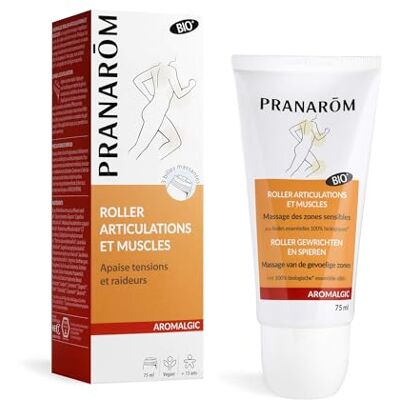 Pranarôm Aromalgic Roller Articulations et Muscles Bio 75 ml 3 billes de massage pour apaiser tensions et raideurs. Huiles essentielles HECT, effet froid. Pranarôm Aromalgic Roller Articulations et Muscles Bio 75 ml 3 billes de massage pour apaiser tensions et raideurs. Huiles essentielles HECT, effet froid.