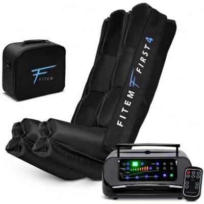 Fitem Bottes de Pressothérapie 4 chambres 6 Modes Massage Profond des Jambes, pieds Jambes Lourdes Drainage lymphatique Récupération Sportive Cellulite Silhouette Garantie 2 ans Fitem Bottes de Pressothérapie 4 chambres 6 Modes Massage Profond des Jambes, pieds Jambes Lourdes Drainage lymphatique Récupération Sportive Cellulite Silhouette Garantie 2 ans
